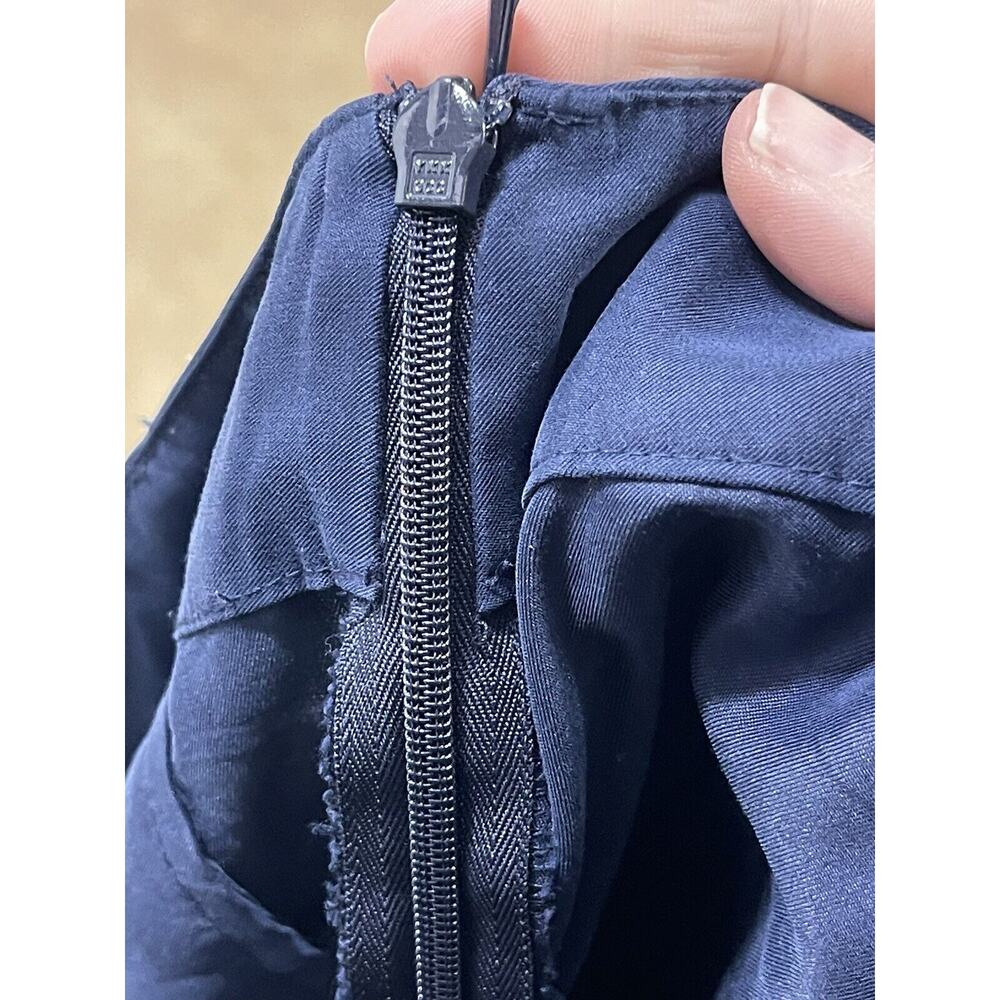 Leith Pants Soft Jogger Blue Size Medium Side Zipper - Picture 4 of 5